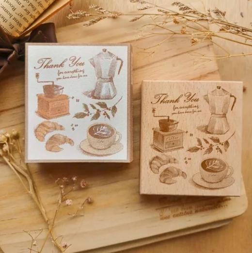 micia美日 水彩網點-咖啡印章 商品图0