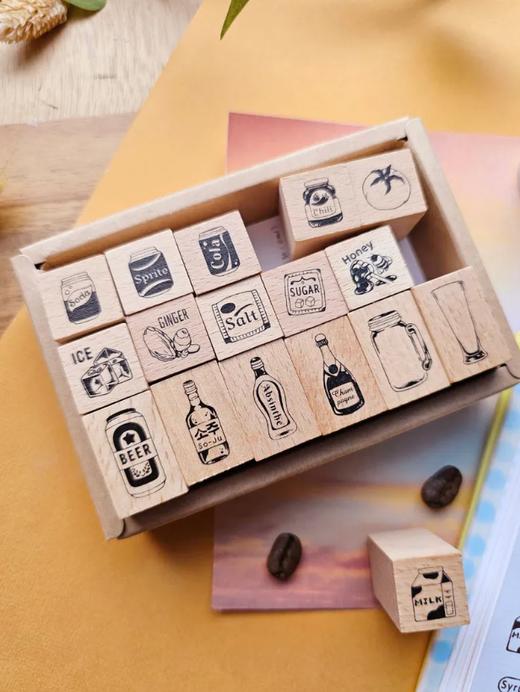 micia美日【搭配調料】調酒時光盒裝印章18入組 商品图1