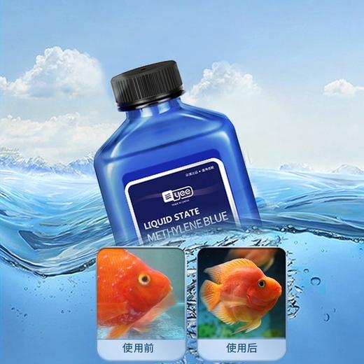 严选yee亚甲基蓝水族鱼专用鱼药疾病治疗观赏鱼烂身烂尾鱼缸杀菌液235ml 商品图3