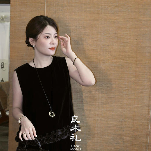 【部分现货】良木礼真丝丝绒套装（X7221） 商品图4