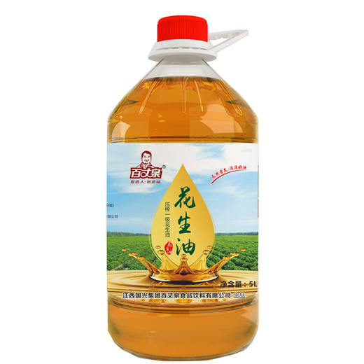 百丈泉圆桶花生油5L/瓶 商品图0