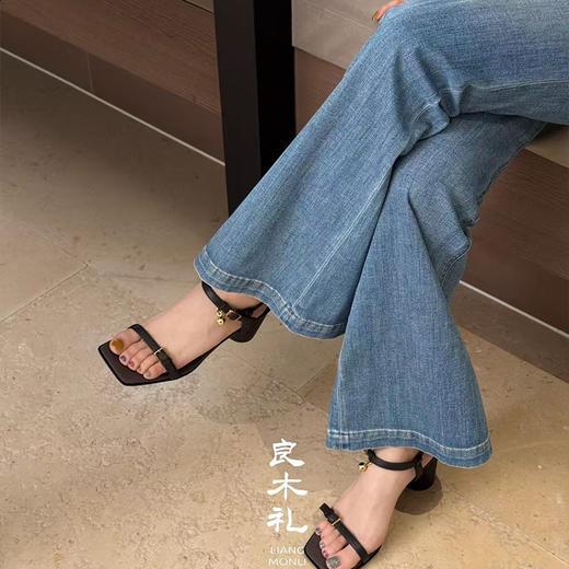 【部分现货】良木礼牛仔微喇裤（919-10） 商品图4