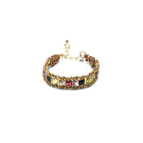 订购12周到｜ROOM SERVICE-STROMBOLI-紫水晶 编织 手链［法国设计师］