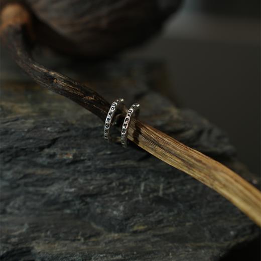 北京仓｜Serge Thoraval-LE SERMENT-幸福誓约-镂空双环 耳廓夹（单只）［法国设计师］ 商品图1