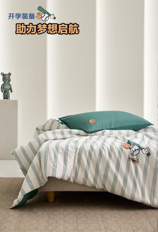 自然醒【状元大礼包】学生宿舍六件套床上用品60支新疆长绒棉被套床单枕套三件套被子床垫枕芯LB 商品图3