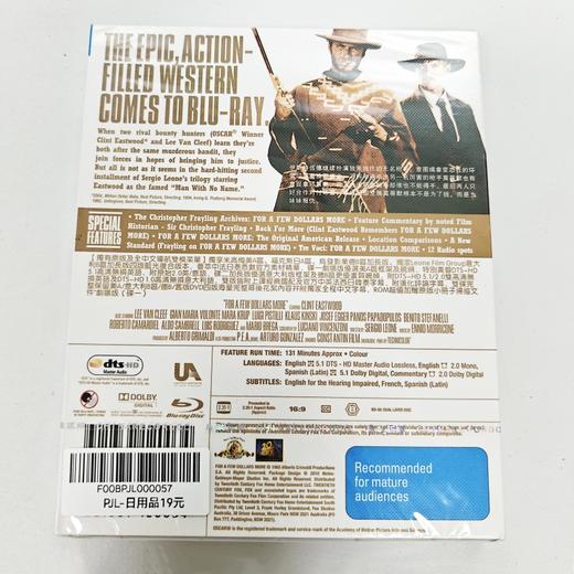 盒装蓝光 荒野大镖客 欧美动作西部片电影碟 克林特伊斯特伍德 商品图7