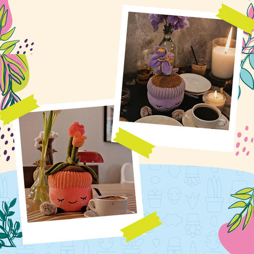 Jazwares 毛绒盆栽系列玩偶娃娃毛绒玩具 商品图3