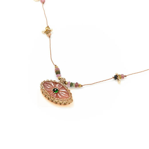 北京仓｜ROOM SERVICE-IRIS-石英石 眼睛形 吊坠 项链［法国设计师］ 商品图6