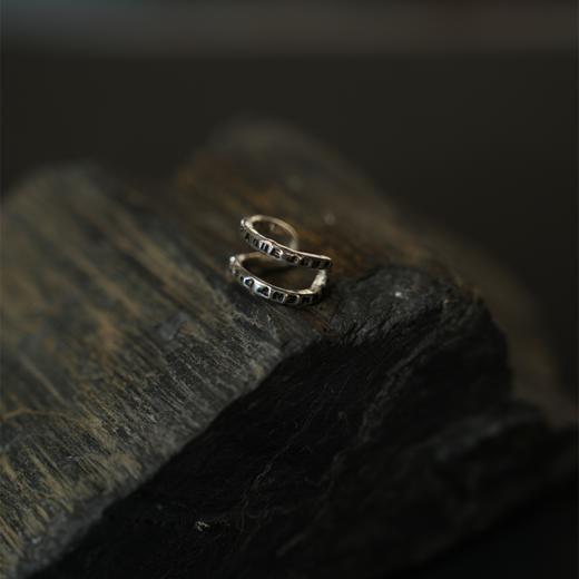 北京仓｜Serge Thoraval-LE SERMENT-幸福誓约-镂空双环 耳廓夹（单只）［法国设计师］ 商品图2