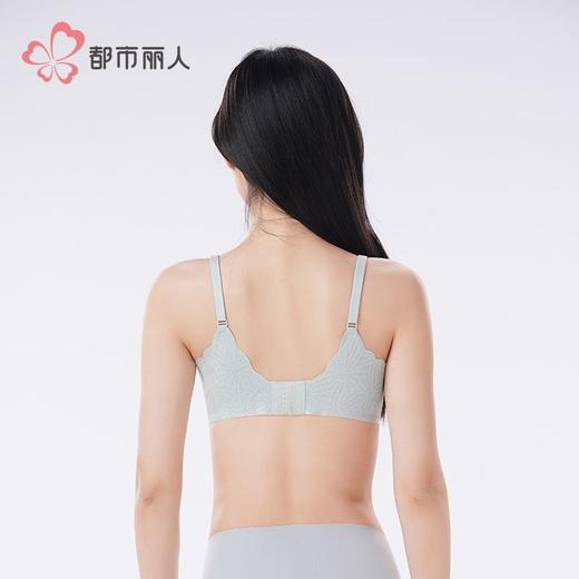 都市丽人女士内衣蕾丝内衣无尺码内衣文胸无钢圈三排三扣LBH65N 商品图3