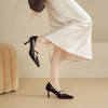 Westory法式小方头中跟玛丽珍通勤百搭浅口单鞋W25CE76021 商品缩略图4