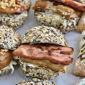 厚切培根烟熏鸡胸肉