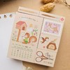 micia美日 楓芸手作文具坊 x 松鼠郵局萬年曆7入組 商品缩略图1