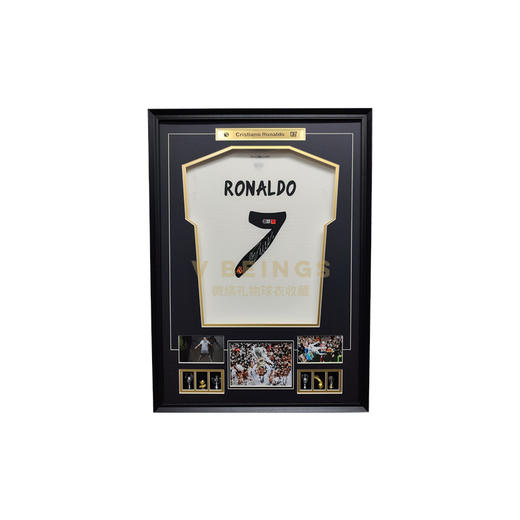 收藏系列 C罗 皇马队7号 13/14 亲笔签名球衣 商品图0