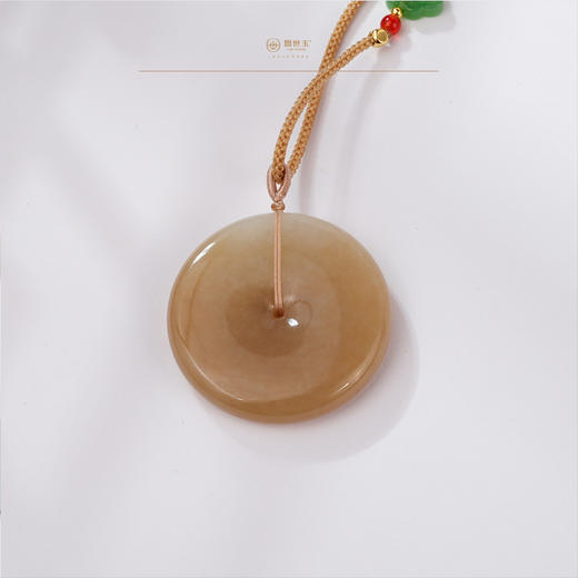 新疆国玉盟世玉【暖玉承安】糖玉平安扣挂件【顺丰物流】 商品图3