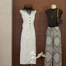 【预售7天】良木礼亚麻休闲裤（X7308）