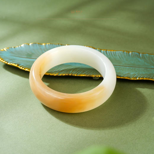 「一口价」【浅糖映川】糖羊脂玉手镯圈口57.8 商品图2