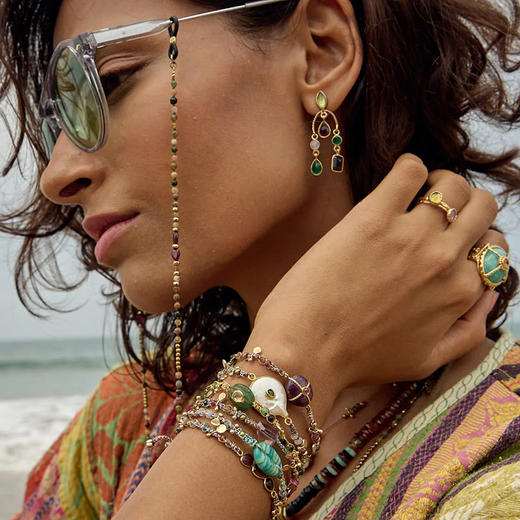 订购12周到｜ROOM SERVICE-KASHA-石英石 花边 手链［法国设计师］ 商品图1