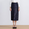 【亮片半身裙】EITIE爱特爱气质优雅复古显瘦直筒过膝秋新款半身群C2506806 商品缩略图8