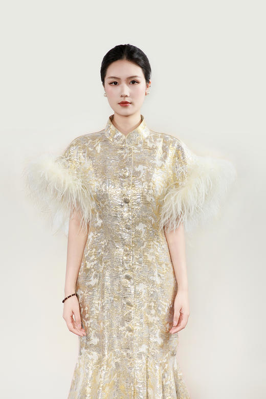 下架|廷前观棠 | 金阙谣连衣裙 商品图1