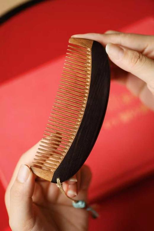 紫光檀x金丝楠【诗卿】木梳 商品图2