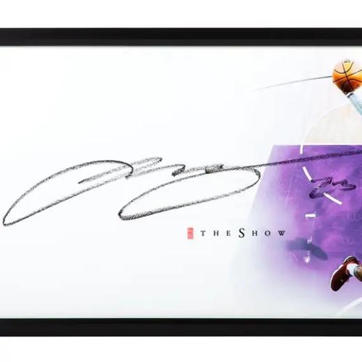 收藏系列 詹姆斯 “The Show” Lakers 限量亲笔签名画 商品图1