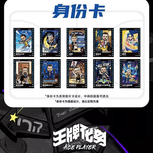 王牌化身 盲盒 库有引力系列 潮玩手办nba球星 商品图2