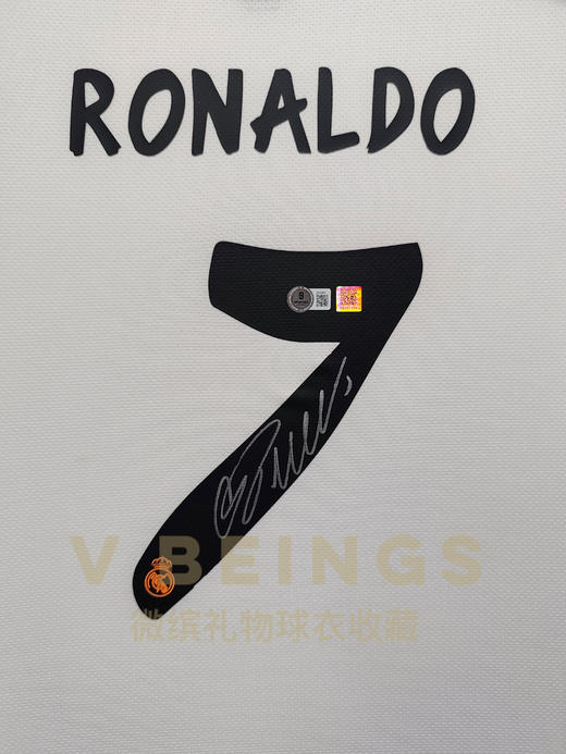 收藏系列 C罗 皇马队7号 13/14 亲笔签名球衣 商品图2