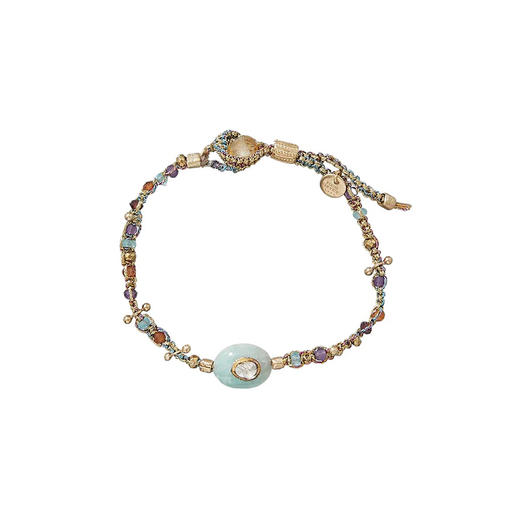 订购12周到｜ROOM SERVICE-KASHA-天河石 花边 手链［法国设计师］ 商品图0