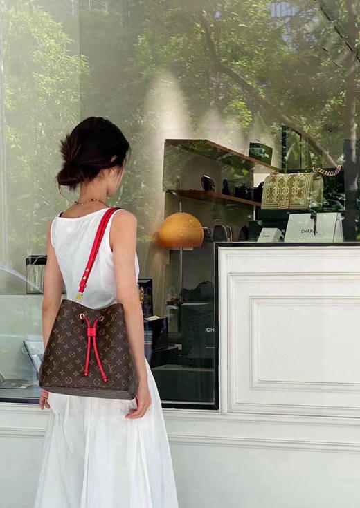 Lv noe 红色 老花 水桶包 商品图1