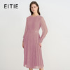 EITIE爱特爱气质高级感网纱垂坠长袖连衣裙B2507684L 商品缩略图2
