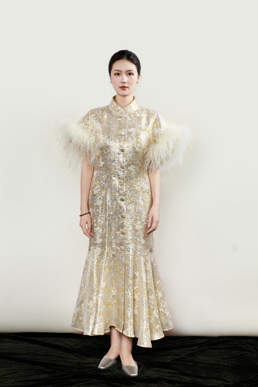 下架|廷前观棠 | 金阙谣连衣裙 商品图0