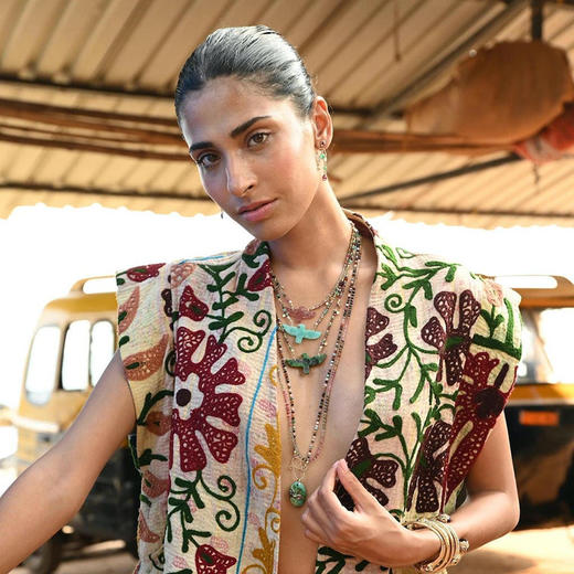 北京仓｜ROOM SERVICE-PHOENIX BABY PEARL-凤凰 石英石 吊坠 项链［法国设计师］ 商品图2