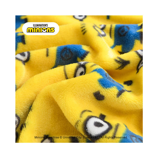 小黄人大眼萌系列-百万萌将系列-经典款-法兰绒毯 商品图5