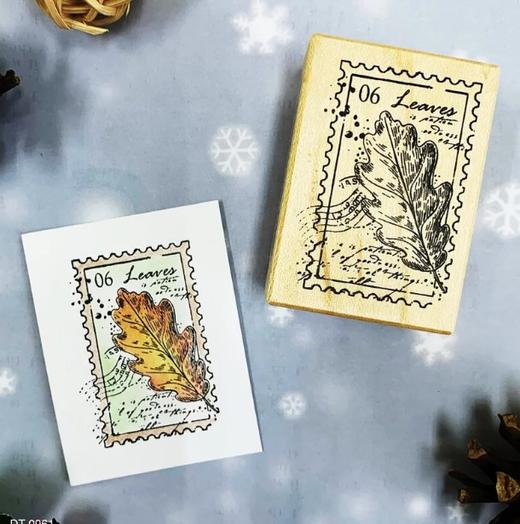 贝登堡 楓木印章-葉子郵票 商品图0
