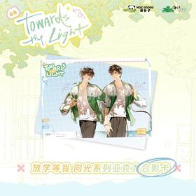 放学等我 向光系列 亚克力合影透卡 国谷 耽美