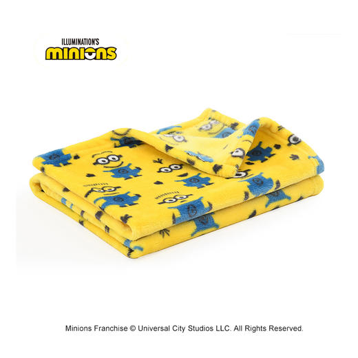 小黄人大眼萌系列-百万萌将系列-经典款-法兰绒毯 商品图0