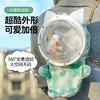 严选小宠【 仓鼠崽崽太空双肩包绿色】蜜袋鼯外出包荷兰猪松鼠玄风鹦鹉小宠侏儒兔袋笼1个 商品缩略图0
