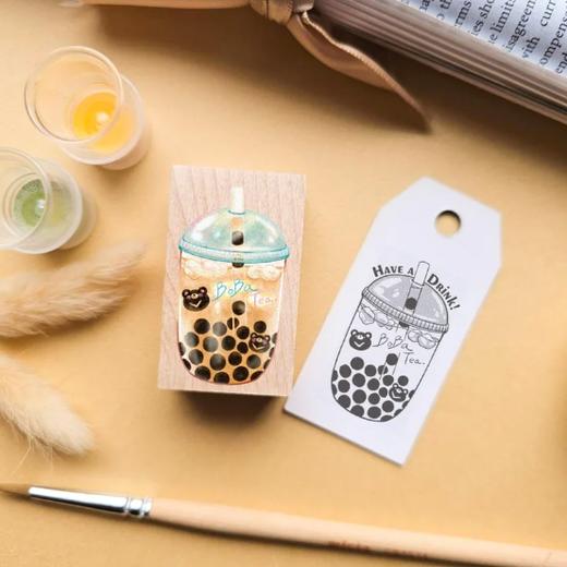 micia美日 台灣感性楓木印章 奶茶 啤酒 商品图0