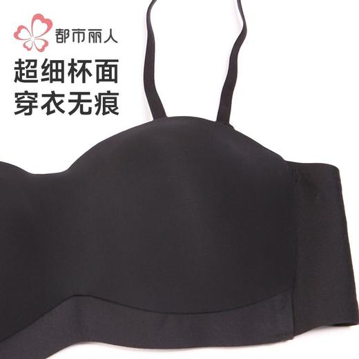 都市丽人内衣女士内衣泳布内衣文胸无钢圈三排四扣LBH2G6 商品图5
