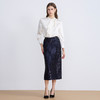 【亮片半身裙】EITIE爱特爱气质优雅复古显瘦直筒过膝秋新款半身群C2506806 商品缩略图7