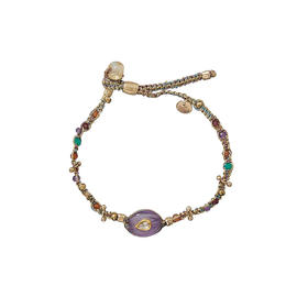 订购12周到｜ROOM SERVICE-KASHA-紫水晶 花边 手链［法国设计师］