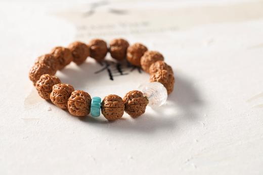 YJPT0006°金刚菩提+水晶回纹珠手串1.2*1.3*15 商品图4