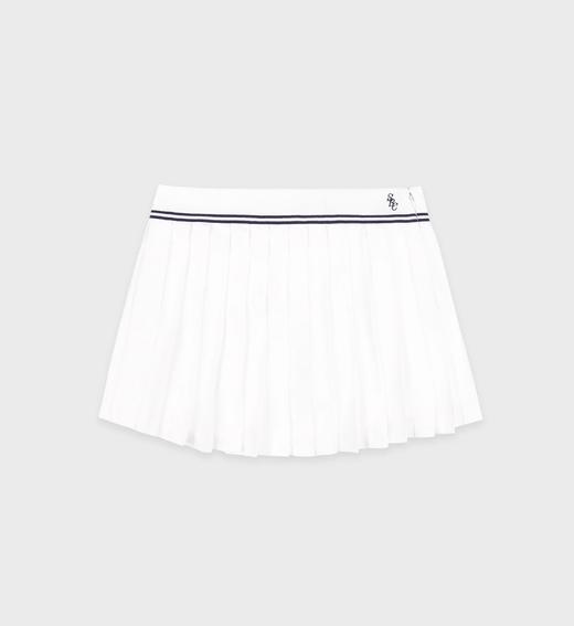Sporty & Rich - Src Logo Abigail Skirt - White - 女装 - 短裙 - 白色 商品图0