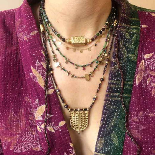 北京仓｜ROOM SERVICE-SHIVA-镀金 串珠 项链［法国设计师］ 商品图2