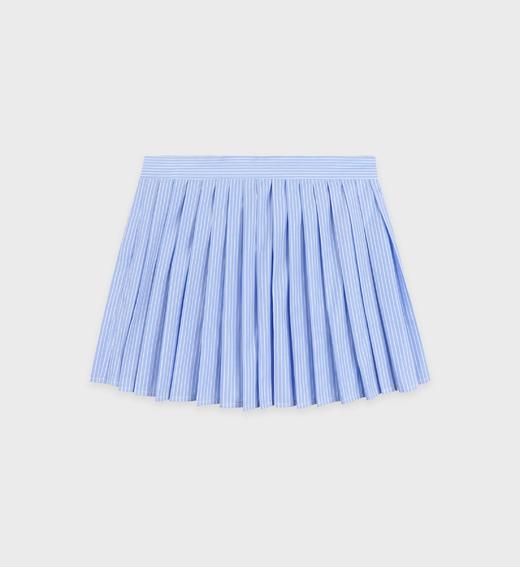 Sporty & Rich - Src Anae Skirt - Light Blue Striped - 女装 - 短裙 - 蓝色条纹 商品图1