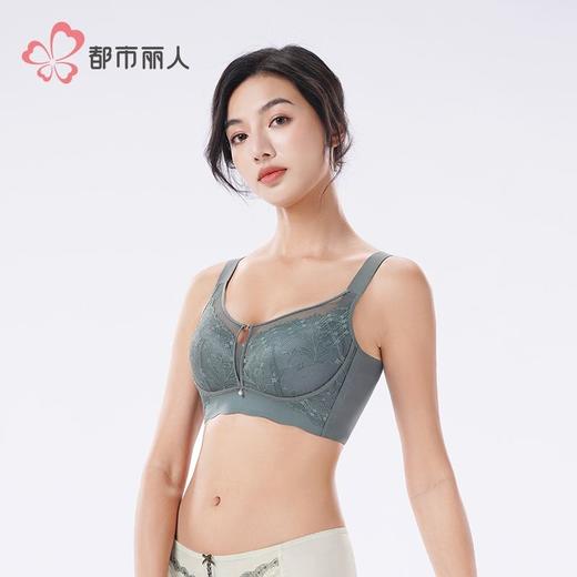 都市丽人女士内衣蕾丝内衣塑身内衣无调整型文胸无钢圈四LJH2K7 商品图2