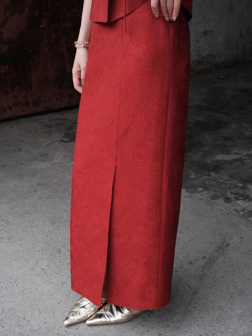 廷前观棠 | 榴绯纪半裙 商品图0