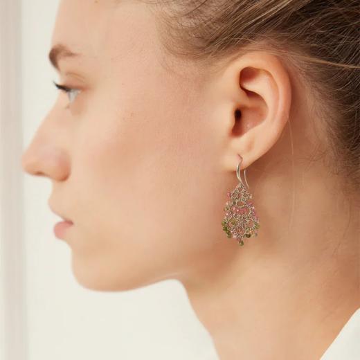 订购8周到｜Lorina Balteanu-TALIA-碧玺 耳环［法国设计师］ 商品图0