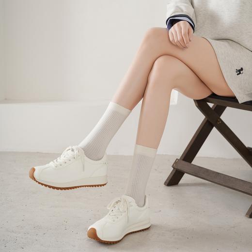 【秋季新款】西村名物2025年秋季新款厚底防滑平跟软底舒适休闲鞋运动鞋阿甘鞋T25CM31461 商品图0